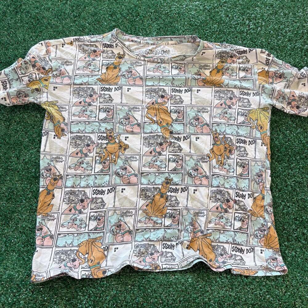 Scooby-Doo! All-Over Comic Strip Graphic Print T-Shirt